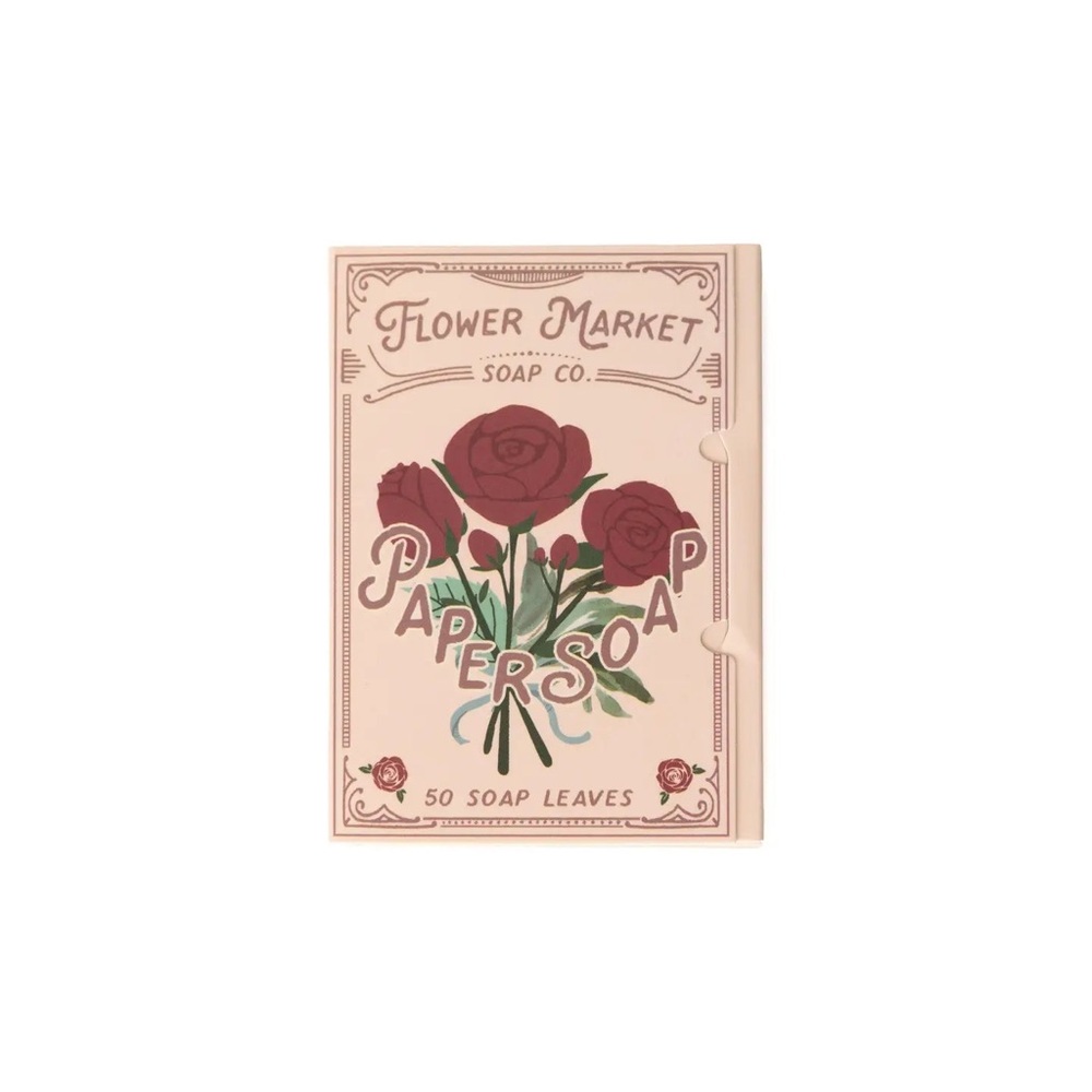Flower  Market Rose Paper Soap
